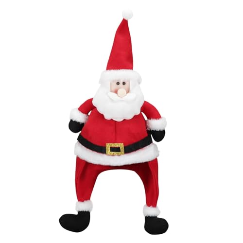 Weihnachtsmann-Hut, Weihnachtsmannmütze, Weihnachtsmannmütze, rot und weiß, extra dick, bequem, für Damen und Herren, für Silvesterparty, Mädchen, Jungen Weihnachtsmann-Hut, Weihnachtsmannmütze, Weihnachtsmannmütze, rot und weiß, extra dick, bequem, für Damen und Herren, für Silvesterparty, Mädchen, Jungen von Lyricalist