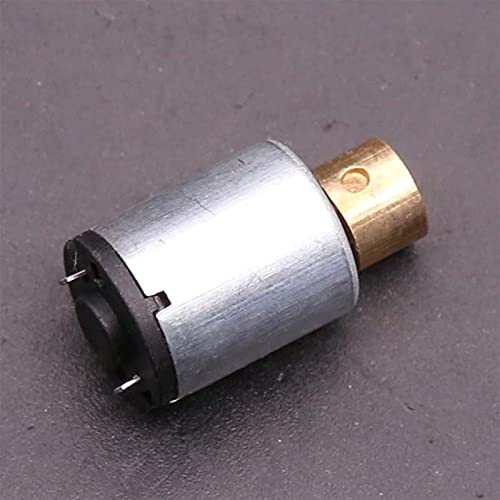 1,5-3V Miniatur zylindrischer Vibrationsmotor mit exzentrischem Messingrad - vibrierender Kopf für DIY-Projekte und Robotik(2pcs) von LziXan