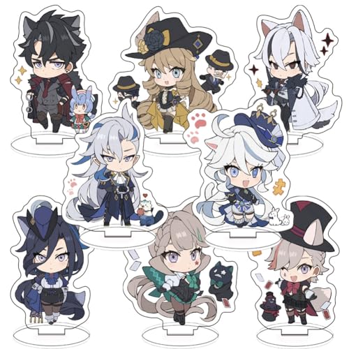 Lzrong 8PCS ZhongLi Acryl Figur Ständer Platte Moedll Set, Anime Xiao Kaedehara Kazuha Acryl Stehendes Schild, Anime Peripherie Auto Desktop Ornamente Kollektionen Dekoration 8cm Lzrong 8PCS ZhongLi Acryl Figur Ständer Platte Moedll Set, Anime Xiao Kaedehara Kazuha Acryl Stehendes Schild, Anime Peripherie Auto Desktop Ornamente Kollektionen Dekoration 8cm von Lzrong