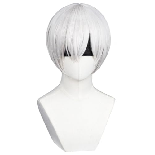 Lzrong 9S Cosplay Kostüm 9Sautomata Cosplay Outfit, 9Syorha Nr. 9 Typ S Cosplay Kleidung Männer Uniform Schwarze Jacke Hose Erwachsene Rollenspiel Set Anime Spiel Kostüm Halloween Karneval Party von Lzrong