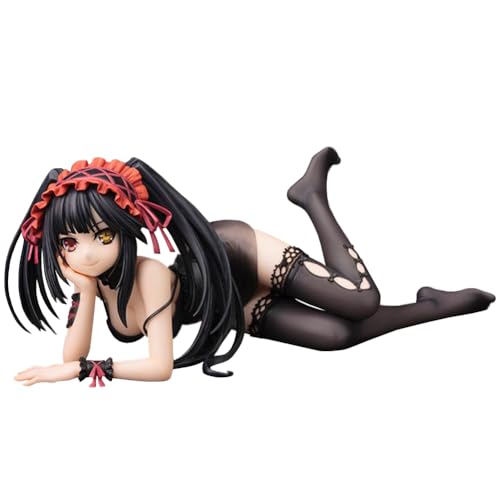 Lzrong Anime Date A Live Figur Tokisaki Kurumi Figuren Anime Mädchen Pyjama liegendes Modell Anime Dekoratives Ornamente Sammlung Geschenk 19cm von Lzrong
