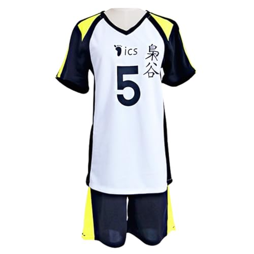 Lzrong Haikyuu!! Cosplay Karasuno Uniform Kotaro Bokuto/Akaashi Keiji Cosplay Volleyball Training Sportuniformen Full Set von Lzrong