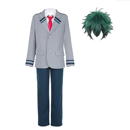 Lzrong MHA Bakugō Katsuki Cosplay Kostüm Herren Damen, Midoriya Izuku Todoroki Shouto Cosplay Outfit Uniform Hemd Hosen Full Set, Anime Cosplay Halloween Kostüm Karneval Dress Up Anzug Lzrong MHA Bakugō Katsuki Cosplay Kostüm Herren Damen, Midoriya Izuku Todoroki Shouto Cosplay Outfit Uniform Hemd Hosen Full Set, Anime Cosplay Halloween Kostüm Karneval Dress Up Anzug von Lzrong