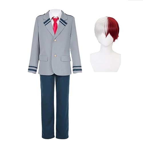 Lzrong MHA Bakugō Katsuki Cosplay Kostüm Herren Damen, Midoriya Izuku Todoroki Shouto Cosplay Outfit Uniform Hemd Hosen Full Set, Anime Cosplay Halloween Kostüm Karneval Dress Up Anzug Lzrong MHA Bakugō Katsuki Cosplay Kostüm Herren Damen, Midoriya Izuku Todoroki Shouto Cosplay Outfit Uniform Hemd Hosen Full Set, Anime Cosplay Halloween Kostüm Karneval Dress Up Anzug von Lzrong