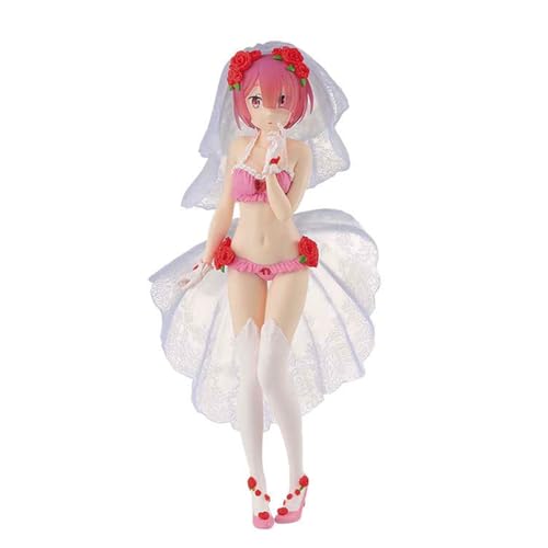 RAM REM Figur Remu Ramu Action Figur Statue, Re:0 Figur Anime Mädchen Figuren Hochzeitskleid Dress Up Modell Skulptur DecorationSammlerstück Weihnachten Geburtstag Geschenke 24CM RAM REM Figur Remu Ramu Action Figur Statue, Re:0 Figur Anime Mädchen Figuren Hochzeitskleid Dress Up Modell Skulptur DecorationSammlerstück Weihnachten Geburtstag Geschenke 24CM von Lzrong