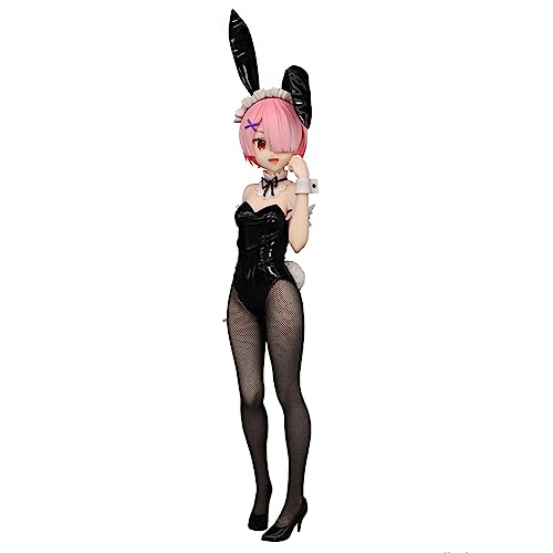 Lzrong Re:0 RAM/Ramu Figur Kaninchenmädchen PVC Statue Modell Desktop Bunny Girl Ornament Handgemachte Sammlung Geschenke 28cm von Lzrong
