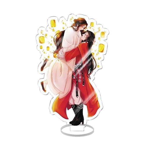 Lzrong Tian Guan Ci Fu Acryl Figur Xie lian/San Lang/Hua Cheng Doppelseitig Bedruckte Acrylornamente Desk Decor Geschenk für Anime Fans 16cm von Lzrong