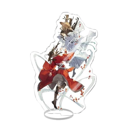 Lzrong Tian Guan Ci Fu Acryl Figur Xie lian/San Lang/Hua Cheng Doppelseitig Bedruckte Acrylornamente Desk Decor Geschenk für Anime Fans 16cm von Lzrong