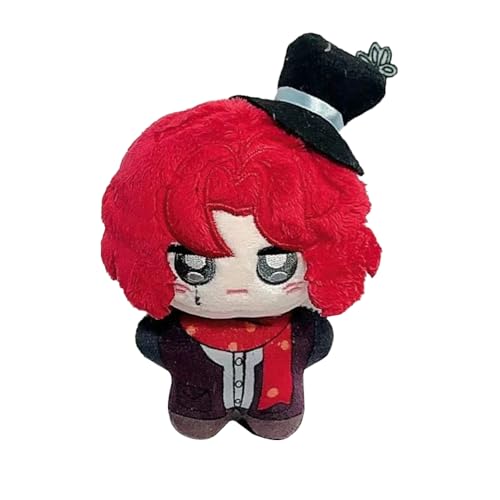 Lzrong Weeping Clown Stuffed Puppe Smiley Face Stuffed Figur Doll Evelyn Mora Schlüsselanhänger Anime Figur Spiel Anhänger Lisa Beck Stoffpuppen Servais Le Roy Pendant Rucksack Decoration 10CM von Lzrong