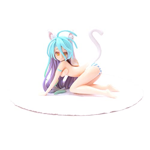 Shiro Figur Jibril Action Figur Statue, Girl Figur Anime Spiel Figuren Modell, Katzenohren Kniestellung Teppich Spielfiguren Skulptur Desktop Decoration Sammelstücke Geschenk 7CM Shiro Figur Jibril Action Figur Statue, Girl Figur Anime Spiel Figuren Modell, Katzenohren Kniestellung Teppich Spielfiguren Skulptur Desktop Decoration Sammelstücke Geschenk 7CM von Lzrong