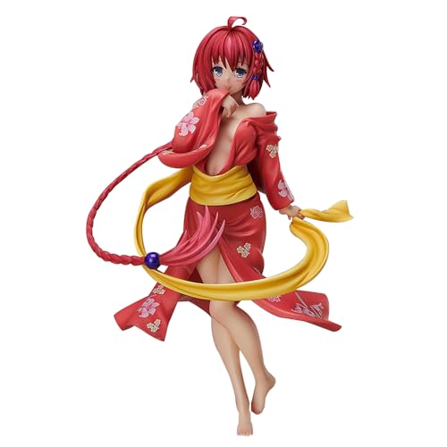 to Love Amiami Figur to Love Ru Darkness Actionfigur Statue, Kurosaki Meia Figur Anime Girl Figuren Haruna Sairenji Modell Skulptur Desktop Dekoration Ornament Collection Geschenk 19.5CM von Lzrong