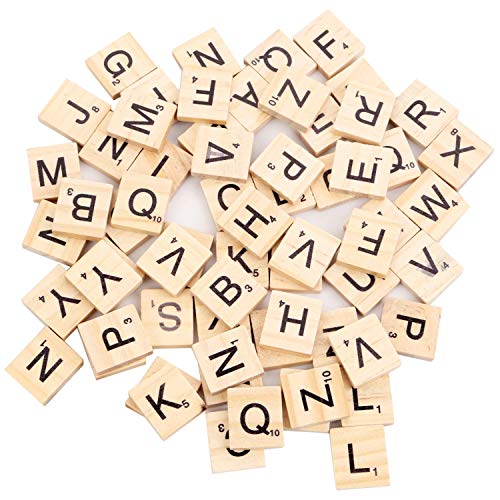 M-K 200 Stück Scrabble Buchstaben Scrabblefliesen zum Spielen | Beyond Dreams Scrabblesteine Ersatz Fliesen aus Holz | mit Zahlenwerten | ideal für Spieleabende mit Freunden und in der Familie | M-K 200 Stück Scrabble Buchstaben Scrabblefliesen zum Spielen | Beyond Dreams Scrabblesteine Ersatz Fliesen aus Holz | mit Zahlenwerten | ideal für Spieleabende mit Freunden und in der Familie | von M-K