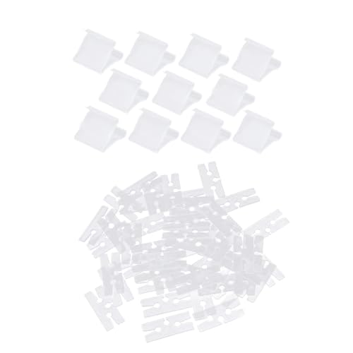 MYLERCT 200 Pcs Ballon Clip, Ballon Binden Werkzeug, Transparenter und Wiederverwendbarer Ballonknoter Können Ballons Effektiv, Bequem und Schnell Knoten und Versiegeln von M-L