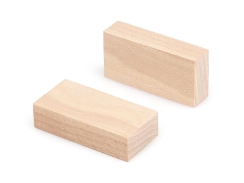 M METRIE 40 Stück Holzbausteine, Bauklötze aus Buchenholz, 70 x 35 x 17.5 mm Quader, Ideal für kreatives Basteln, Nachhaltig, Sicher und Präzise, Teil des Bauklötze Systems M METRIE 40 Stück Holzbausteine, Bauklötze aus Buchenholz, 70 x 35 x 17.5 mm Quader, Ideal für kreatives Basteln, Nachhaltig, Sicher und Präzise, Teil des Bauklötze Systems von M METRIE