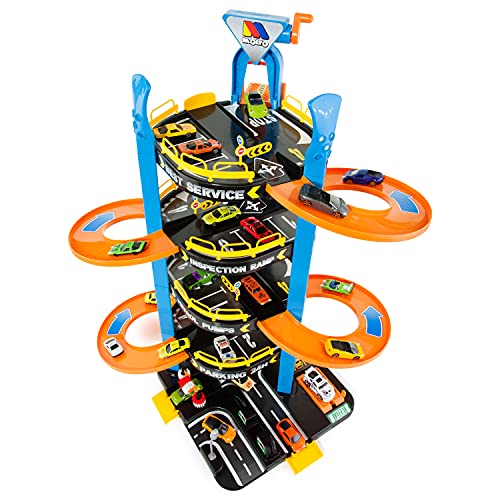 M MOLTO 5474 Molto Parking Elektronischer Parkplatz für Kinder, 5 Etagen, Bunt, 5 Plantas von M MOLTO