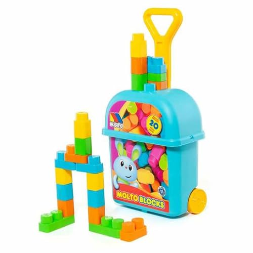 Molto Suitcase Cart With 20 Blocks Trolley One Size von M MOLTO