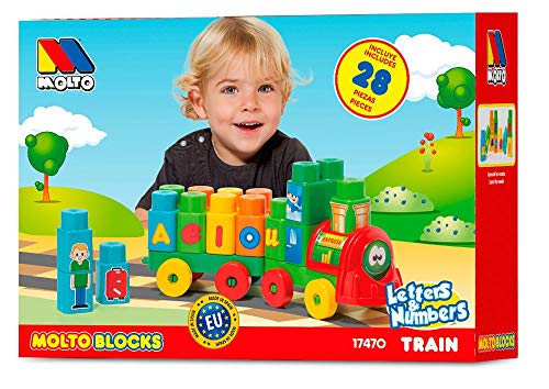 M MOLTO Train Blocks 28 pcs. von M MOLTO