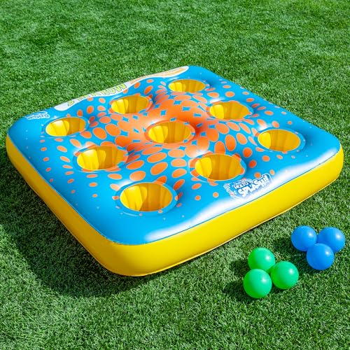 MOLTO Aufblasbares Wurfspiel mit 6 Bällen – Outdoor-Spiel für Kinder – aufblasbares Lernspiel für Garten und Pool – Spaß und aktiv MOLTO Aufblasbares Wurfspiel mit 6 Bällen – Outdoor-Spiel für Kinder – aufblasbares Lernspiel für Garten und Pool – Spaß und aktiv von M MOLTO