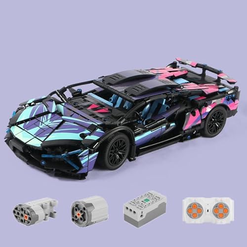 M Menbis Narwhal 1280 Teile 1:14 Maßstab Sportwagen Lam‑BOR MK2 MOC Baukasten – RC, ab 16+ von M Menbis
