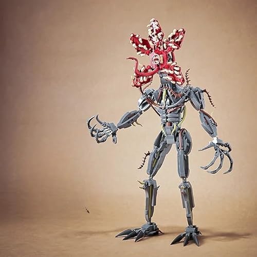 M Menbis Narwhal 858-Teile Stranger-Stil Monster-Baustein-Set – Kompatibel mit 8mm Steinen, DIY MOC Spielzeugset für Jugendliche ab 16 Jahren und Erwachsene. von M Menbis