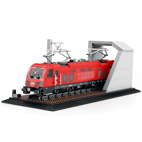 Narwhals 1939-Teile MOC Zug-Bausatz – Retro-Elektrolokomotive DIY-Set, Kompatibel mit 8mm Bausteinen, Ideal für Erwachsene & Jugendliche ab 16 Jahren (Taurus). von M Menbis