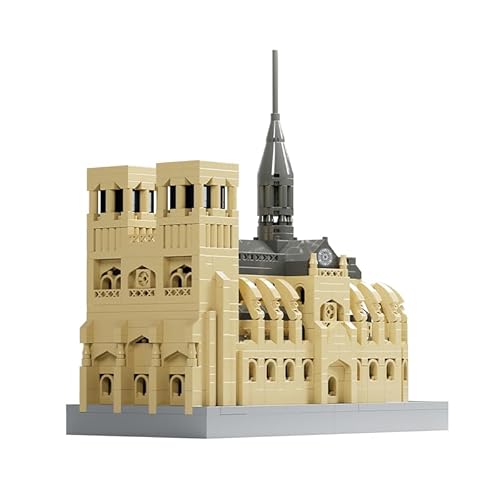 Narwhals Toys 1038 Teile Notre-Dame Kathedrale Mikro-Bausteine Set – Mini-Modell kompatibel mit 3,5 Steinen – Kreatives 3D-Puzzle für Erwachsene & Jugendliche ab 16 Jahren. von M Menbis