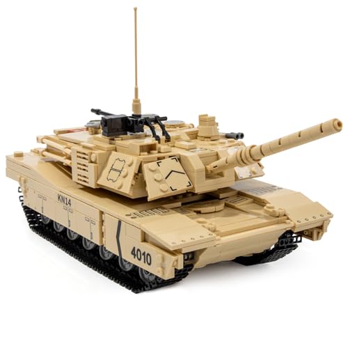 M Menbis Narwhals WWII Panzer Baukasten – 1.053 Teile Militär‑Modell (KF51), Alter 16+, 8 mm Steine kompatibel von M Menbis