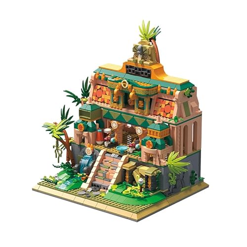 M Menbis Narwhlas Indiana Jones Tempel des Goldenen Götzen Bauset – 1645-teiliges Sammlermodell mit leuchtender Statue, Fallen & filmgetreuen Details, kompatibel mit 3,5-mm-Steinen M Menbis Narwhlas Indiana Jones Tempel des Goldenen Götzen Bauset – 1645-teiliges Sammlermodell mit leuchtender Statue, Fallen & filmgetreuen Details, kompatibel mit 3,5-mm-Steinen von M Menbis