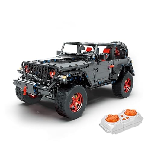 Narwhal 1:8 DIY Offroad-Fahrzeug Bausatz, 2272 Teile MOC Technic Geländewagen, Kompatibel mit 8mm Bausteinen (Fernsteuerungsset Inklusive Version). von M Menbis