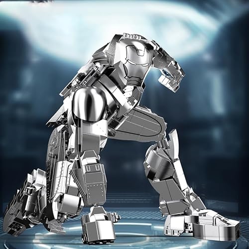 Narwhal 1168-teiliges Action Hero Baustein-Set mit LED-Beleuchtung, 8 mm Modulbausteine (MK2) - Kreatives MOC-Bauset von M Menbis