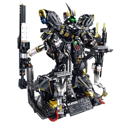 Narwhals 3908-teiliges Mecha-Roboter-Bausteine-Kit, fortschrittliches mechanisches Robotermodell mit LED-Lichtern & Display-Basis, kompatibel mit 8 mm Steinen, Sammler-Bauset für 14 Jahre Narwhals 3908-teiliges Mecha-Roboter-Bausteine-Kit, fortschrittliches mechanisches Robotermodell mit LED-Lichtern & Display-Basis, kompatibel mit 8 mm Steinen, Sammler-Bauset für 14 Jahre von M Menbis