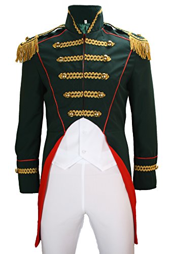 M&G Atelier Soldat Napoleon Kostüm Jacke (54, grün) von M&G Atelier