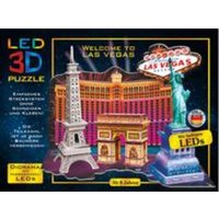 LED Diorama Puzzle Motiv: Welcome to Las Vegas 43 Teile von M.I.C. Günther GmbH & Co.KG