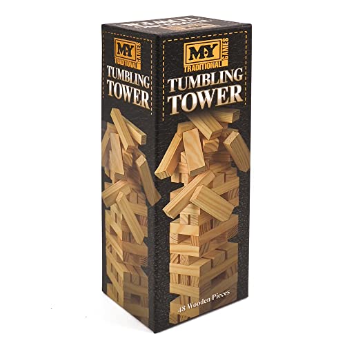 M.Y Großes Tumbling Tower Spiel in Farbiger Box von M.Y