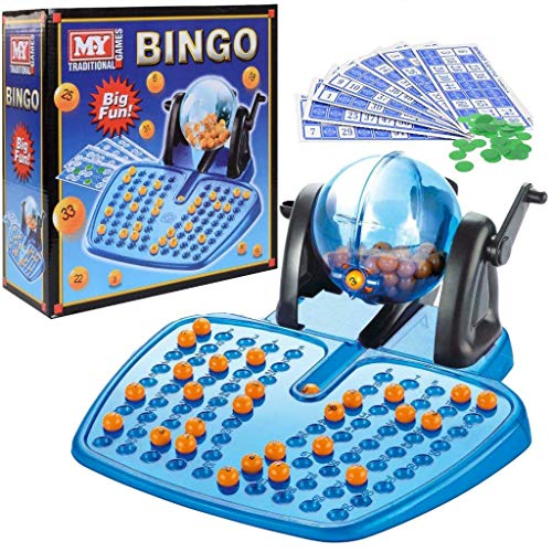 MEIN Traditional Game - Familien Bingo-Spiel - Kugelspender - Bingo-Kugeln - Karten von M.Y