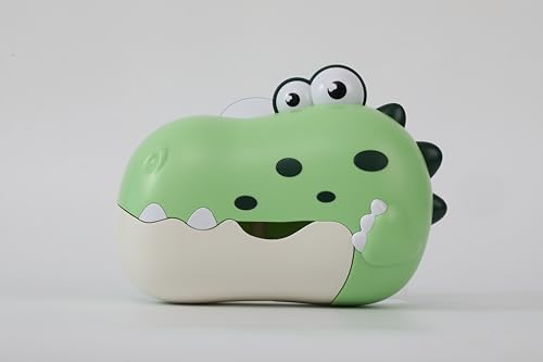 Dinosaur Baby Badespielzeug, Automatic Bubble Blowing Machine for Children (Grün) von MACALOCA