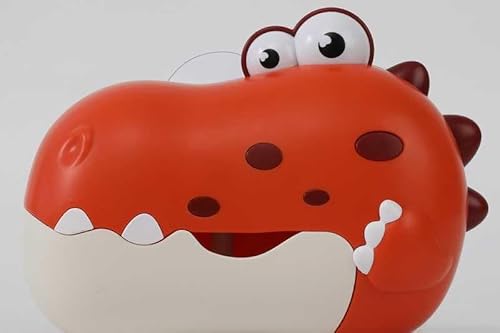 Dinosaur Baby Badespielzeug, Automatic Bubble Blowing Machine for Children (Rot) von MACALOCA