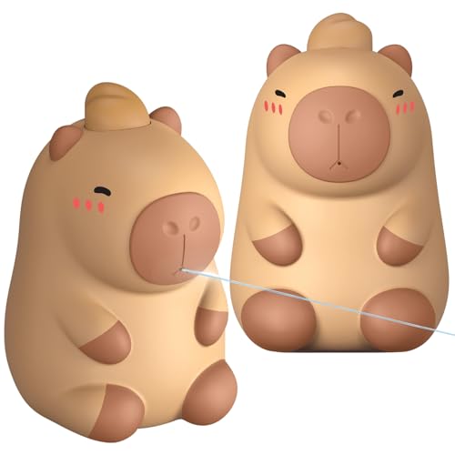 MACULPER 2 Stück Capybara Water Wasserpistole Kinder Wasserpistole Klein Wasserspritzpistolen Chwimmbad Spielzeug, Badespielzeug für Pool,Strand&Garten,Outdoor Wasserspielze von MACULPER