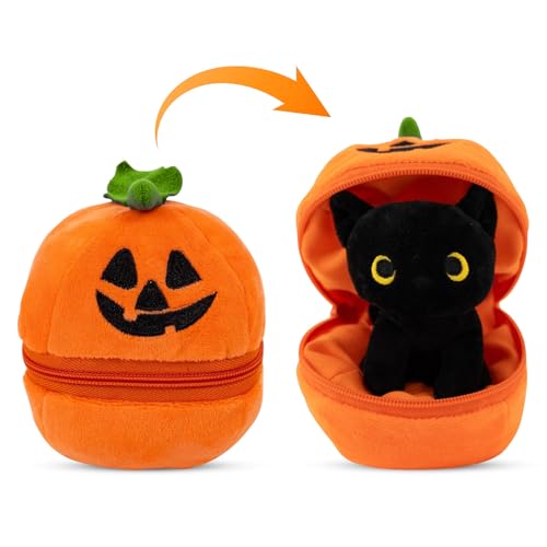 MACULPER Halloween Kuscheltier Halloween Plüschtier Kürbis Kürbis Kuscheltier Hallowee-n Plushies für Stofftier Dekoration Party Kinder Geschenk von MACULPER
