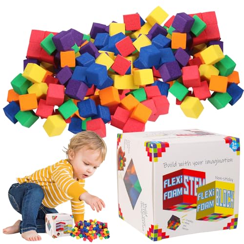 MACULPER Klebrige Würfel Für Kinder, Sensorisches Spielzeug, Schaumstoffsteine für Kinderbau, Sticky Hände Spielzeug Training des Gehirns Für 4 5 6 Jahre Und Über Kinder MACULPER Klebrige Würfel Für Kinder, Sensorisches Spielzeug, Schaumstoffsteine für Kinderbau, Sticky Hände Spielzeug Training des Gehirns Für 4 5 6 Jahre Und Über Kinder von MACULPER