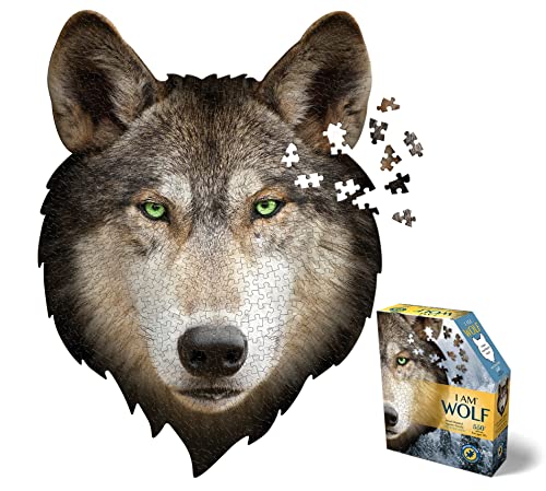 Madd Capp Shape Puzzle Wolf, Konturpuzzle 550 Teile, für Kinder und Erwachsene von Madd Capp
