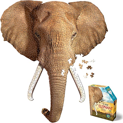 Madd Capp Shape Puzzle Elefant, Konturpuzzle 700 Teile, für Kinder und Erwachsene von Madd Capp