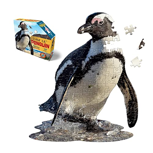 Shape Puzzle Junior Pinguin, Konturpuzzle 100 Teile, für Kinder und Erwachsene von Madd Capp
