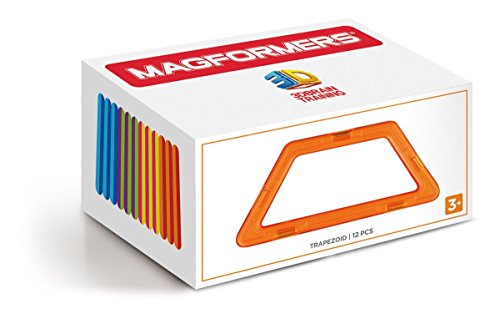 Magformers 713013 Box von Trapezoids (12 Stück) von MAGFORMERS