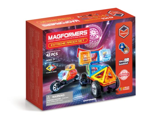 MAGFORMERS Extreme Racer Set 279-11 Mehrfarbig von MAGFORMERS