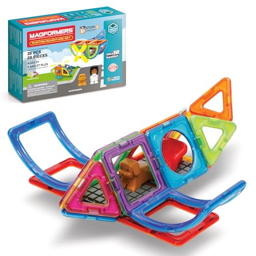 Magformers Aviation Adventure Magnetic Construction Set. 28 Pieces. STEM toy. Educational toy. von MAGFORMERS