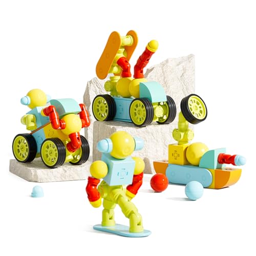 MAGFUN Magnetbausteine für Kinder ab 3 Jahren, Kreatives Stadtverkehr-STEM-Spielzeug, Hochwertiges ABS-Material mit starken Magneten, inkl. kreativem Anleitungsheft MAGFUN Magnetbausteine für Kinder ab 3 Jahren, Kreatives Stadtverkehr-STEM-Spielzeug, Hochwertiges ABS-Material mit starken Magneten, inkl. kreativem Anleitungsheft von MAGFUN