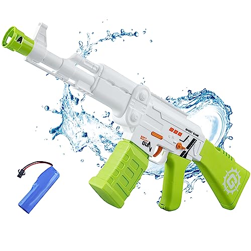 Elektrische Wasserpistole. Automatische Wasserpistole mit großer Reichweite für Kinder, wiederaufladbarer USB-Akku, mit 200 ml Hochdrucktank. Sommerspielzeug, Pool, Strand. von MAGIC SELECT