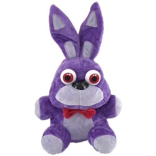 MAGIC SELECT Plushies kompatibel mit Five Night at Freddy FNAF, Bonnie Plüsch Puppe 25 cm. Kuscheltier Formen und Videospiele Kuscheltiere Spielzeug Geschenke für Jungen und Mädchen von MAGIC SELECT