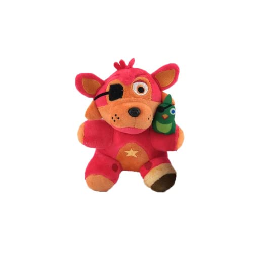 MAGIC SELECT Plushies kompatibel mit Five Night at Freddy FNAF, Rockstar Foxy Plüsch Puppe 18 cm. Kuscheltier Formen und Videospiele Kuscheltiere Spielzeug Geschenke für Jungen und Mädchen von MAGIC SELECT